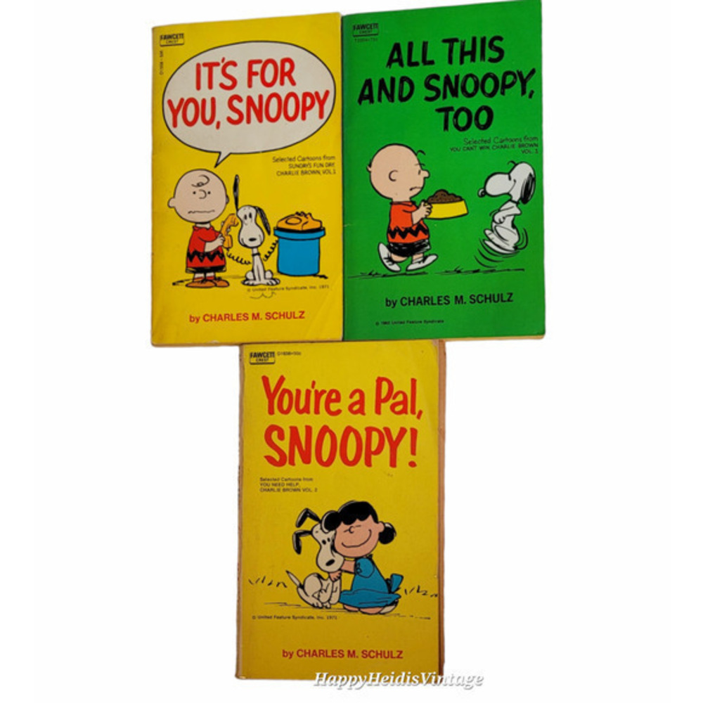 It's for you, Snoopy, All This and Snoopy Too‎ and You're a Pal Snoopy 3 Books